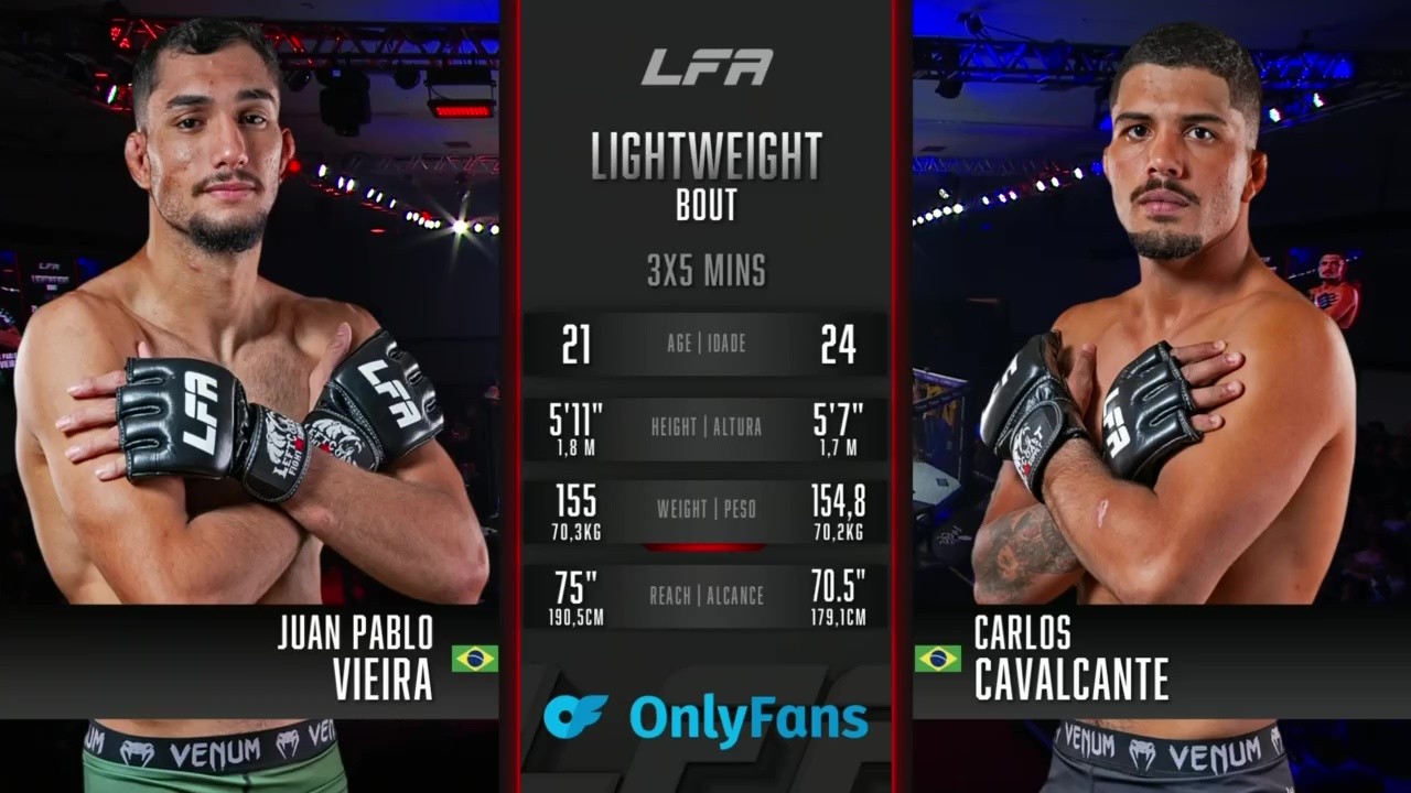 LFA 209 - Juan Pablo Vieira vs Carlos Cavalcante - May 24, 2025