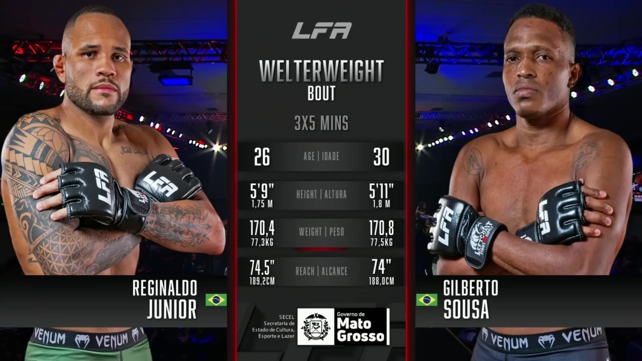 LFA 209 - Reginaldo Junior vs Gilberto Sousa - May 24, 2025
