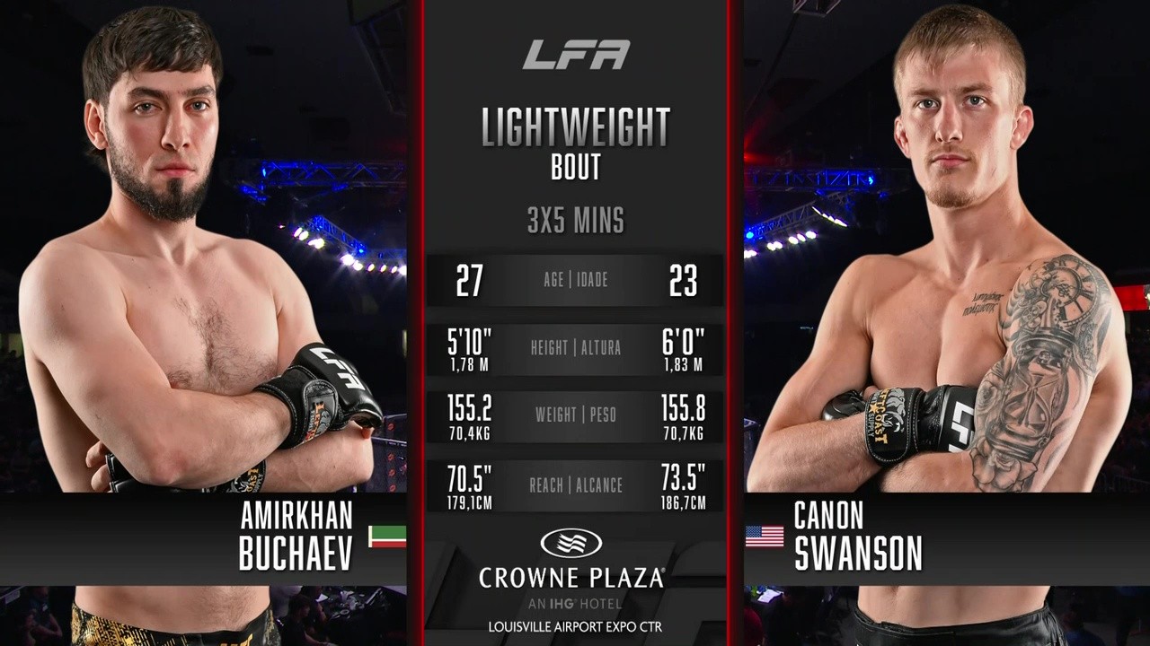 LFA 210 - Canon Swanson vs Amirkhan Buchaev - June 13, 2025