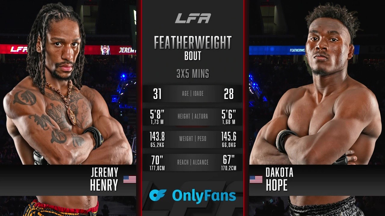 LFA 210 - Dakota Hope vs Jeremy Henry - June 13, 2025