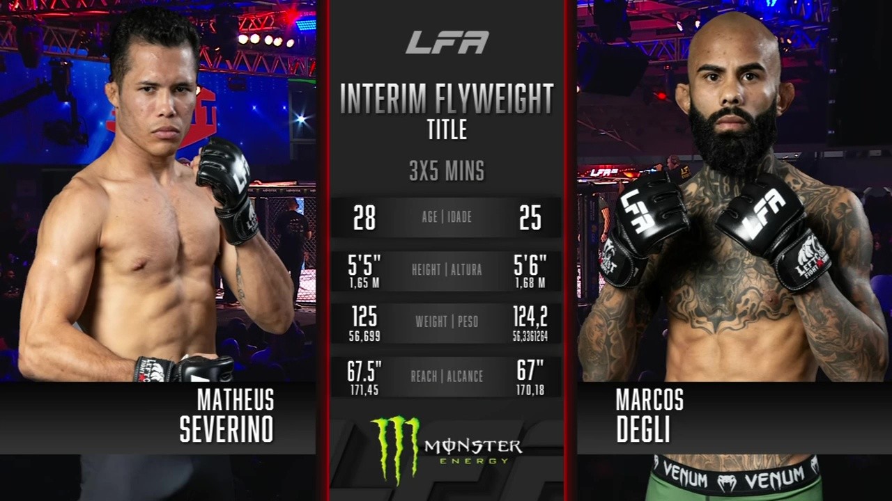 LFA 212 - Marcos Degli vs Matheus Severino - July 11, 2025