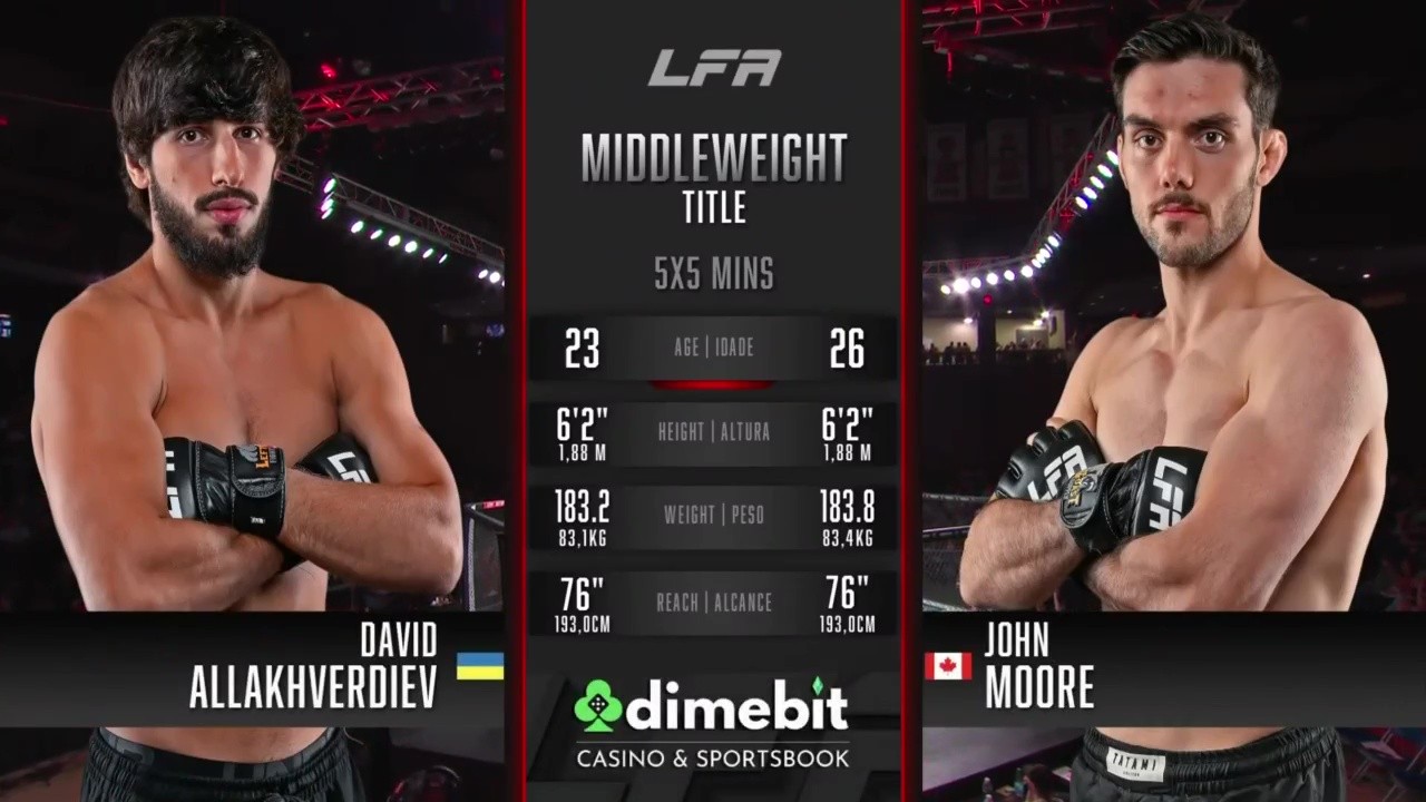 LFA 214 - David Allakhverdiev vs John Moore - August 15, 2025
