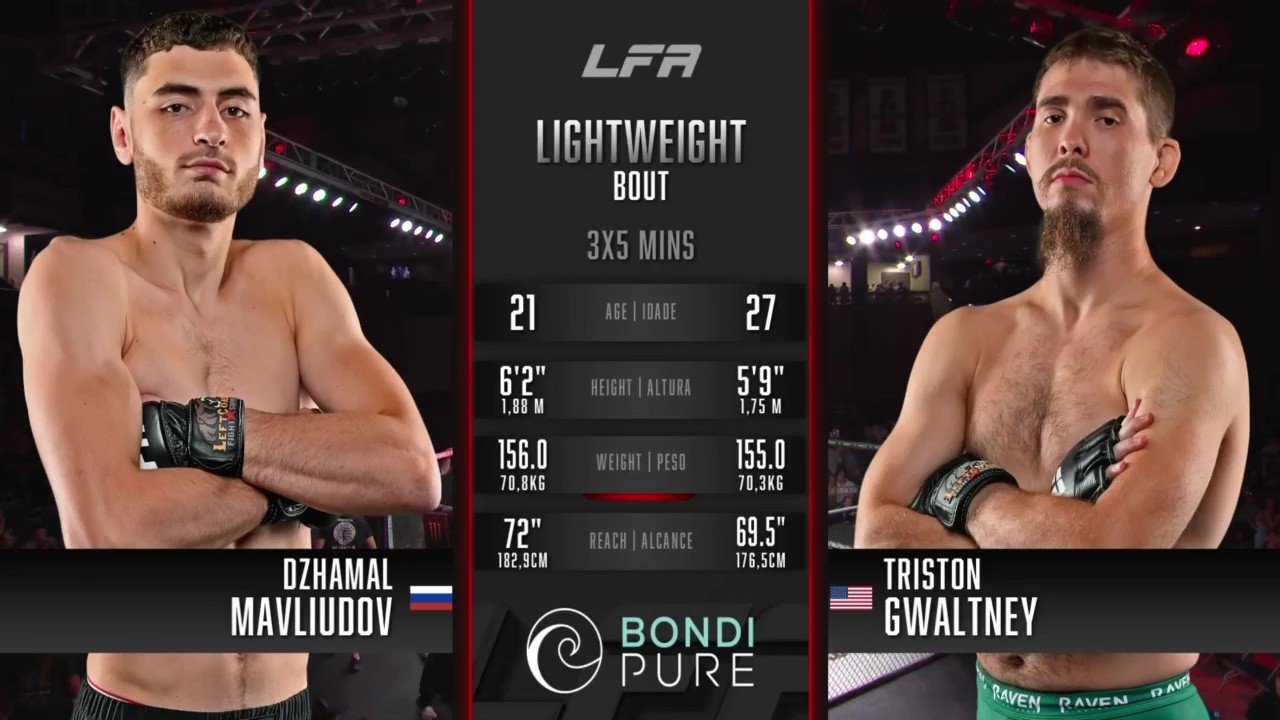 LFA 214 - Dzhamal Mavliudov vs Triston Gwaltney - August 15, 2025