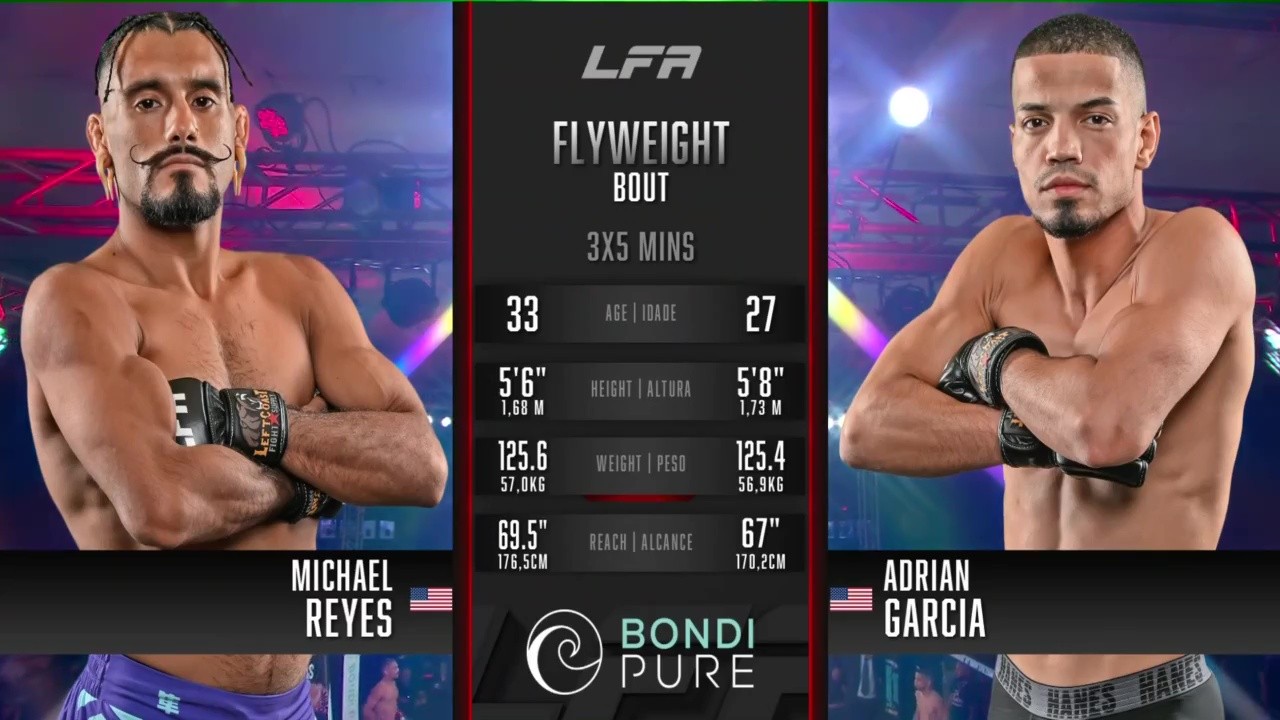 LFA 215 - Adrian Garcia vs Michael Reyes - August 22, 2025