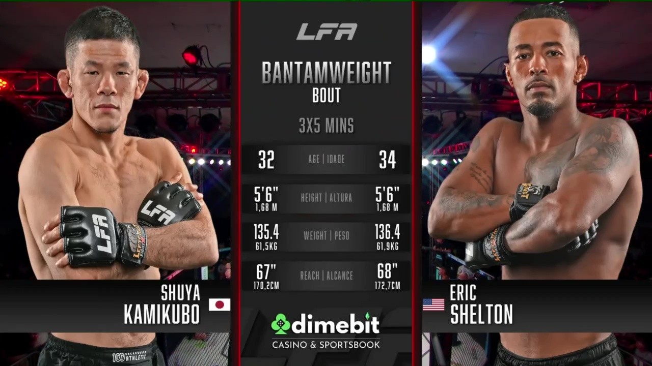 LFA 215 - Shuya Kamikubo vs Eric Shelton - August 22, 2025