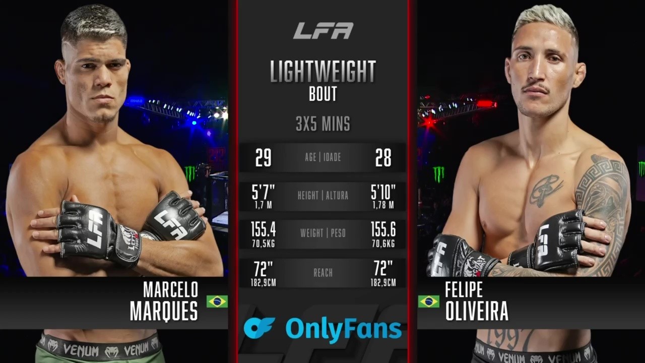 LFA 216 - Marcelo Marques vs Felipe Oliveira - September 5, 2025