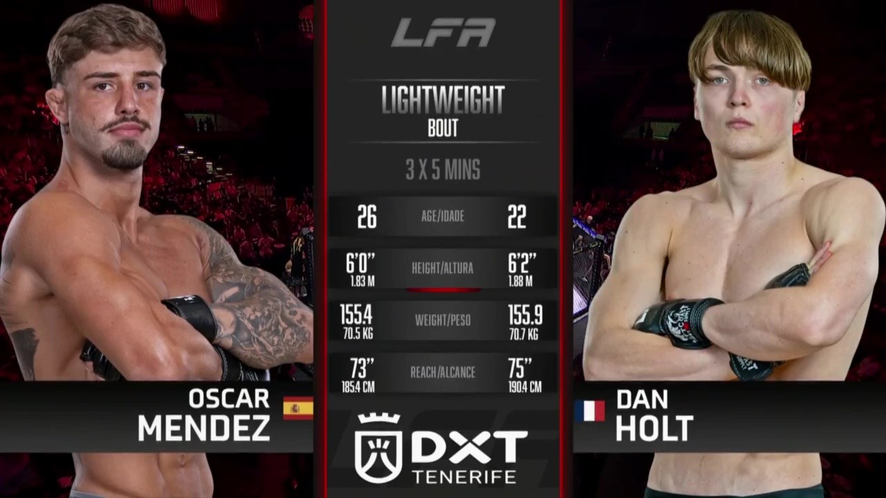 LFA 218 - Daniel Holt vs Oscar Mendez - September 27, 2025