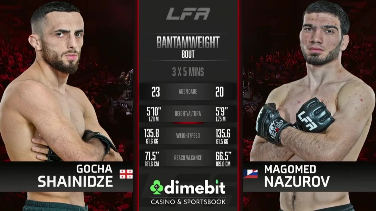 LFA 218 - Gocha Shainidze vs Magomed Nazurov - September 27, 2025