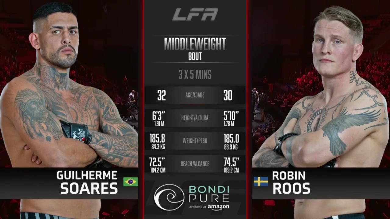 LFA 218 - Guilherme Soares vs Robin Roos - September 27, 2025