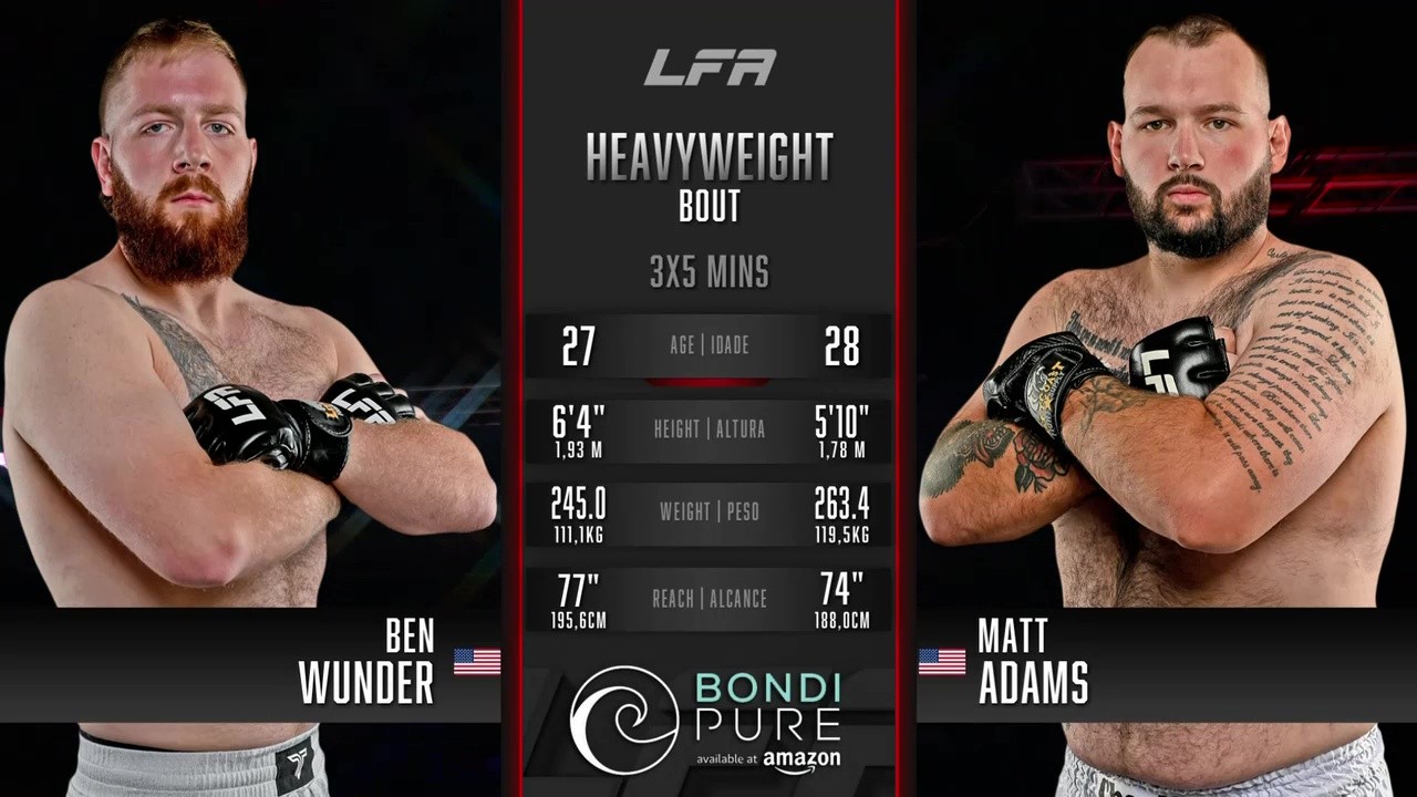 LFA 219 - Matt Adams vs Ben Wunder - October 10, 2025