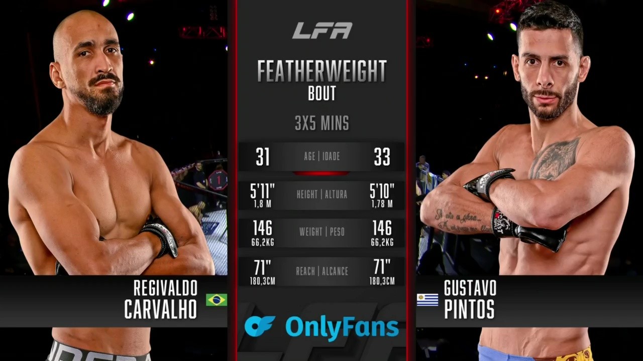 LFA 222 - Gustavo Pintos vs Regivaldo Carvalho - November 14, 2025