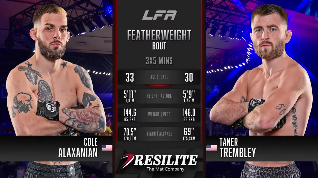 LFA 223 - Taner Trembley vs Cole Alaxanian - November 21, 2025