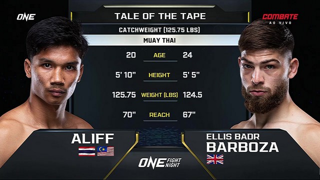 ONE Fight Night 24 - Aliff Sor Dechapan vs Ellis Barboza - July 5, 2024