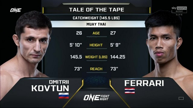 ONE Fight Night 24 - Dmitriy Kovtun vs Ferrari Fairtex - August 2, 2024