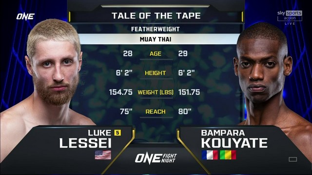 ONE Fight Night 24 - Luke Lessei vs Bampara Kouyate - July 5, 2024