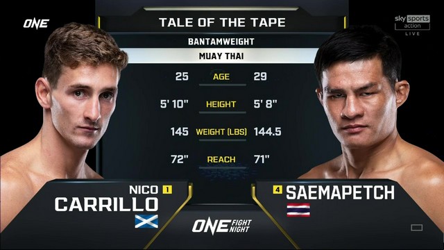 ONE Fight Night 24 - Nico Carrillo vs Saemapetch Fairtex - July 5, 2024
