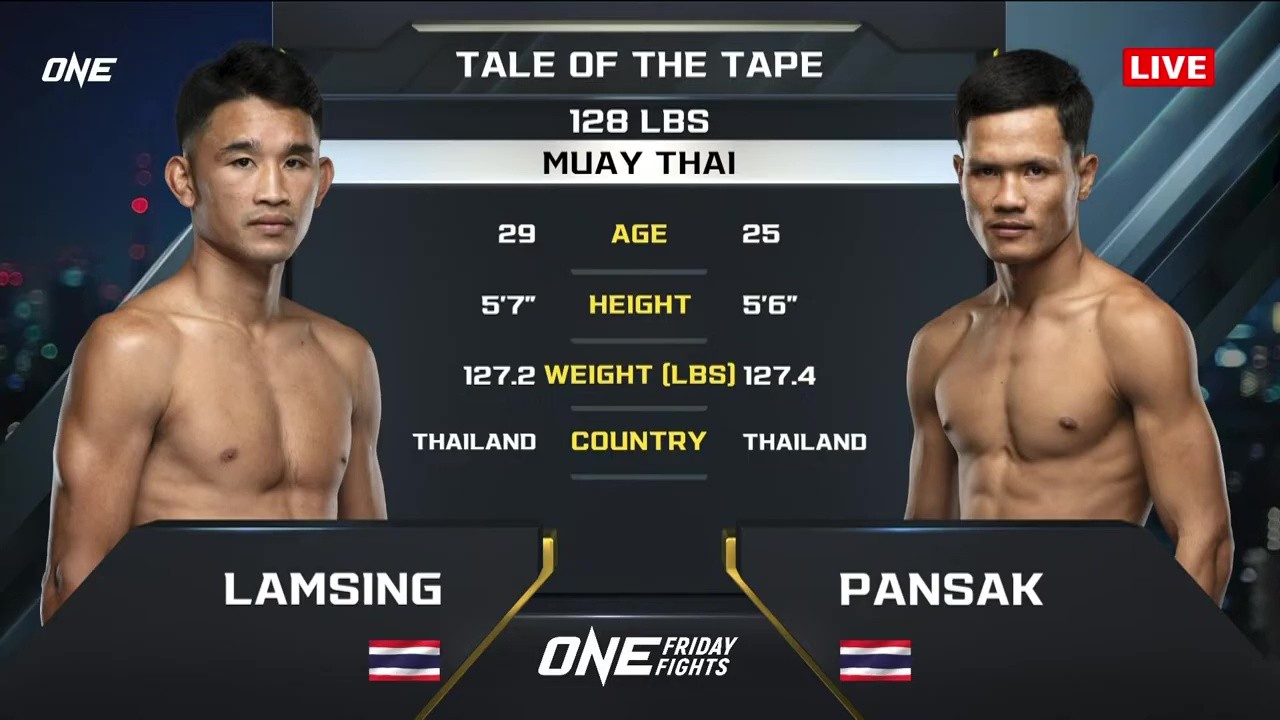 ONE Friday Fights 110 - Laemsing Sor Dechapan vs Pansak Wor Wantawee - May 30, 2025