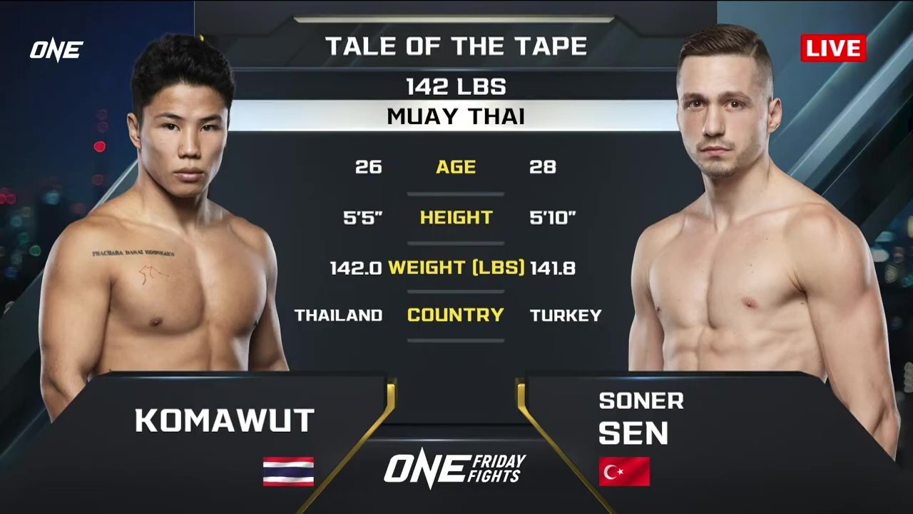 ONE Friday Fights 110 - Soner Şen vs KomAwut FAGroup - May 30, 2025