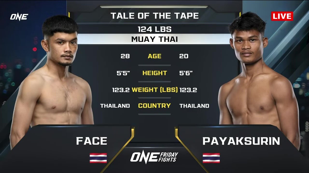 ONE Friday Fights 112 - Face Erawan vs PayakSurin Or AudUdon - June 13, 2025