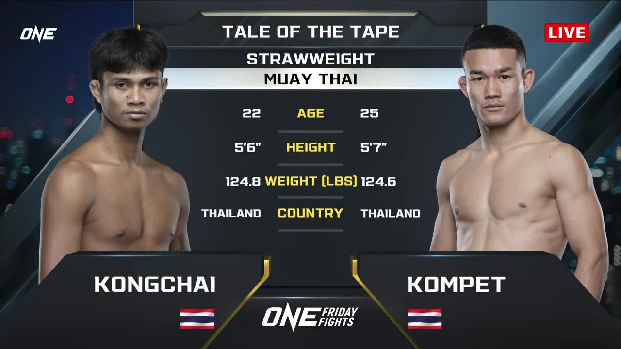 ONE Friday Fights 114 - K. Sitsarawatseur vs K. ChanaiDonMuang - June 27, 2025