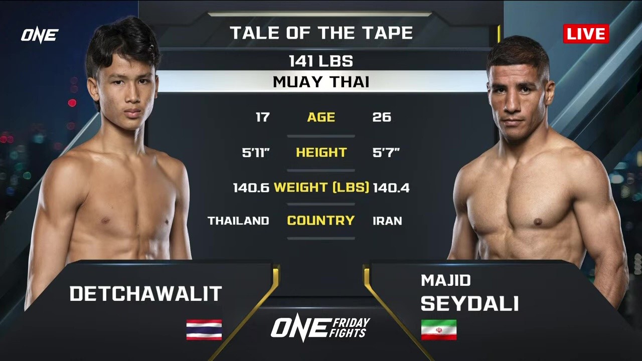 ONE Friday Fights 119 - D. Silkmuaythai vs Majid Seydali - August 8, 2025