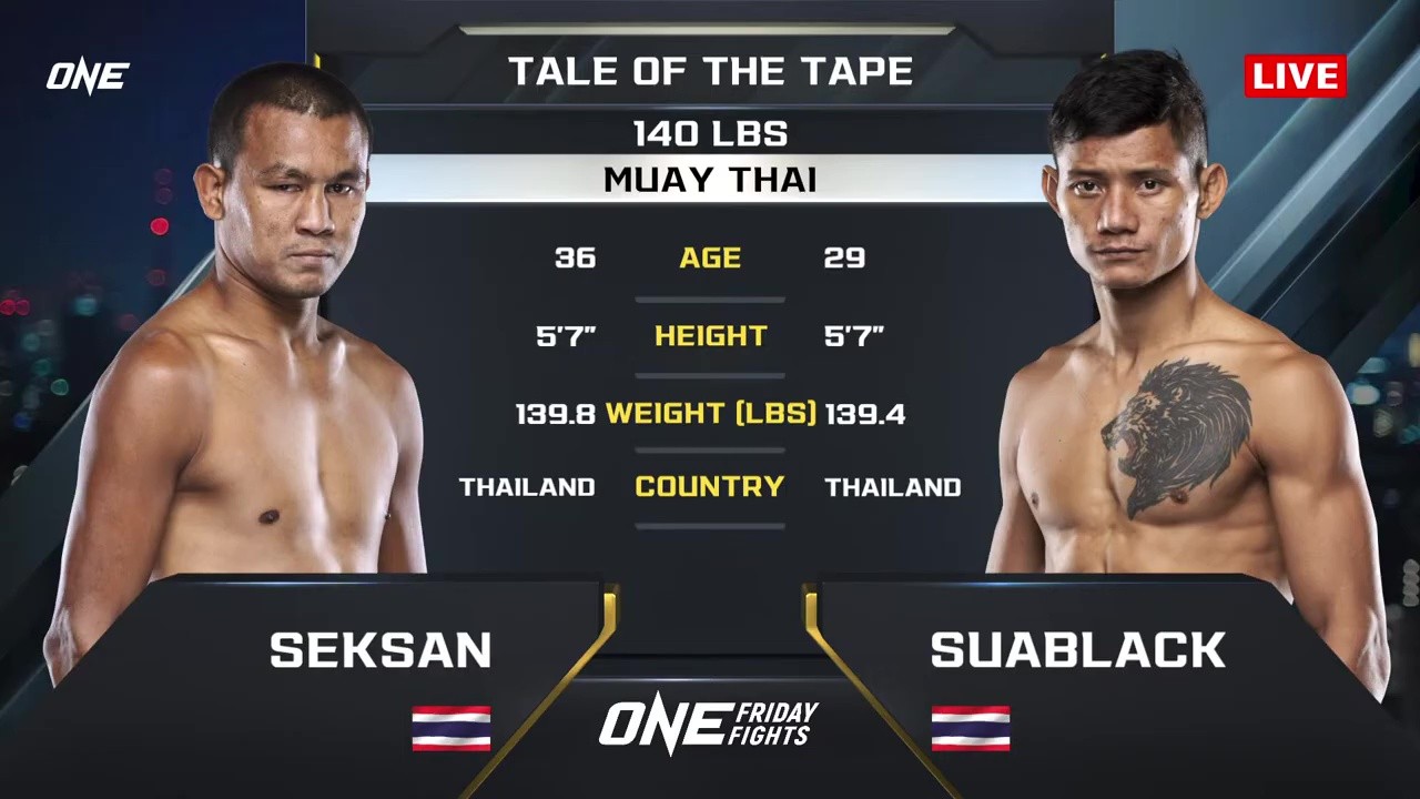 ONE Friday Fights 126 - Suablack Tor.Pran49 vs Saeksan - September 26, 2025