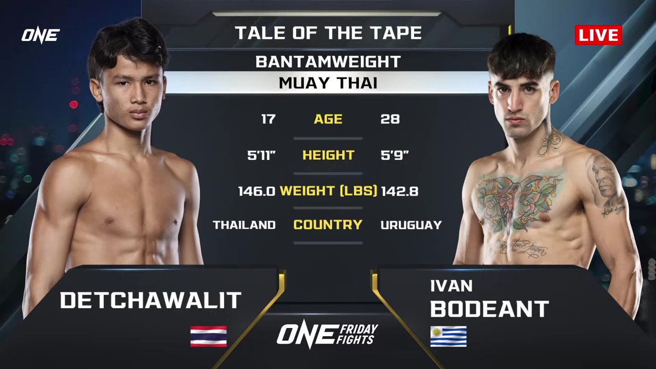 ONE Friday Fights 130 - D. Silkmuaythai vs Ivan Bodeant - October 24, 2025