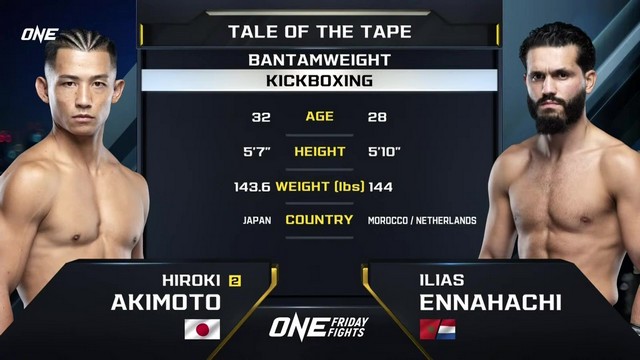 ONE Friday Fights 81 - Ilias Ennahachi vs Hiroki Akimoto - September 27, 2024