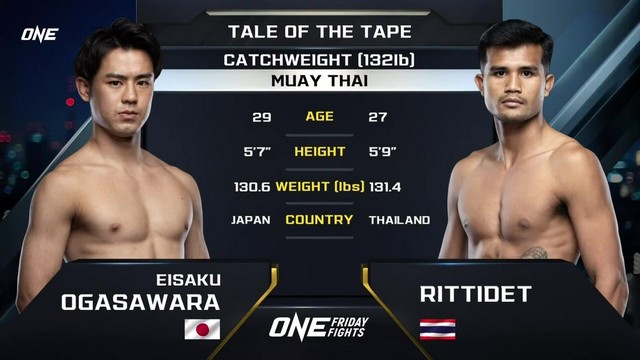 ONE Friday Fights 81 - R. SidChefBoontham vs Eisaku Ogasawara - September 27, 2024