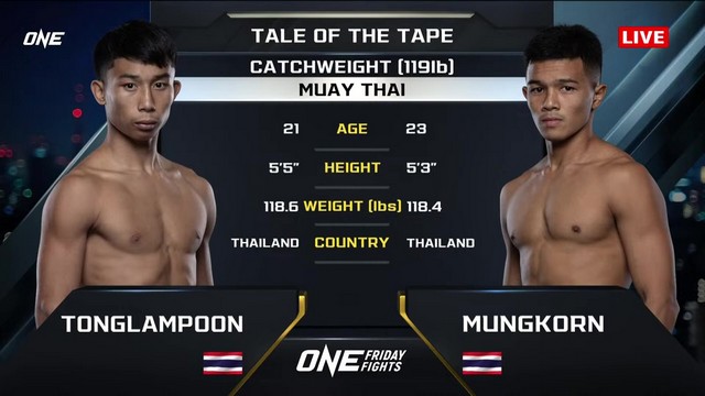 ONE Friday Fights 89 - T. MaimornForest vs Mungkorn Boomdeksian - November 29, 2024