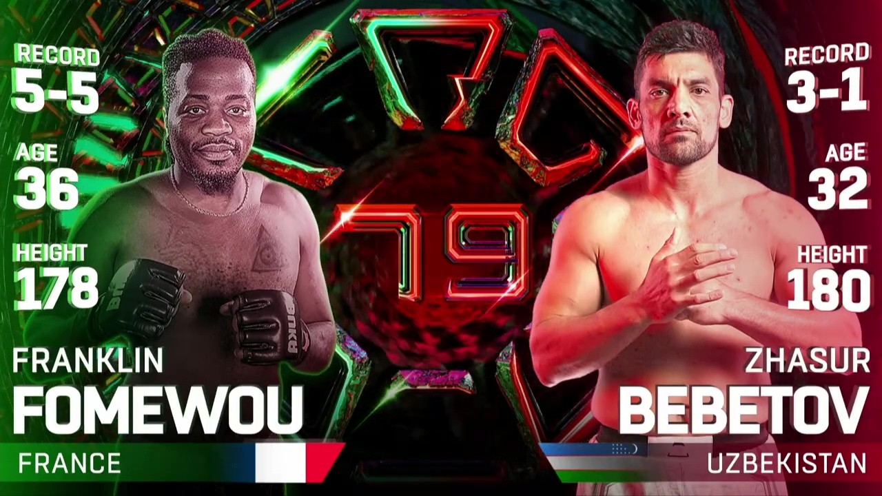 Octagon 79 - Zhasur Bebetov vs Franklin Fomewou - September 21, 2025