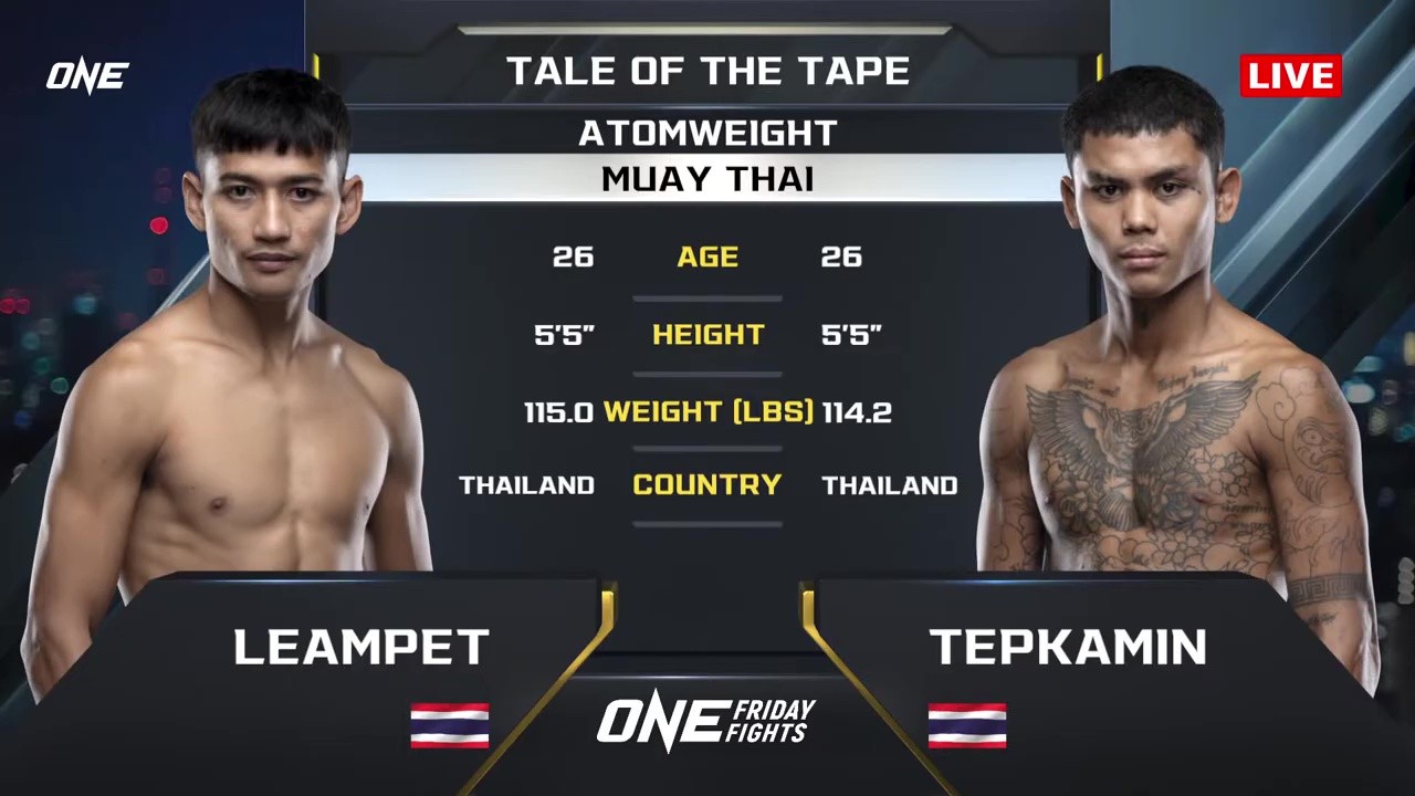 One Friday Fights 127 - T. ThanapolResort vs Leampet Sor Dechapan - October 4, 2025