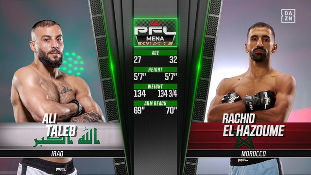 PFL 2024 Championships - Ali Taleb vs Rachid Haz - November 29, 2024