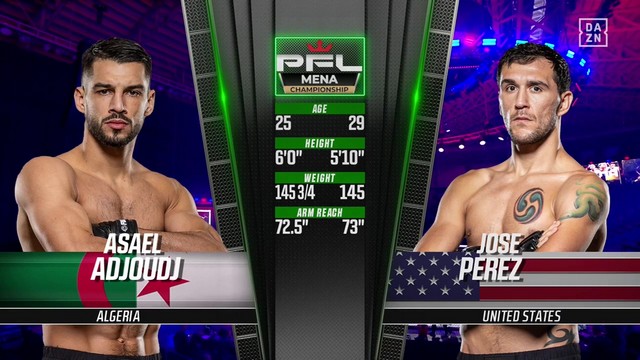 PFL 2024 Championships - Asaël Adjoudj vs José Perez - November 29, 2024