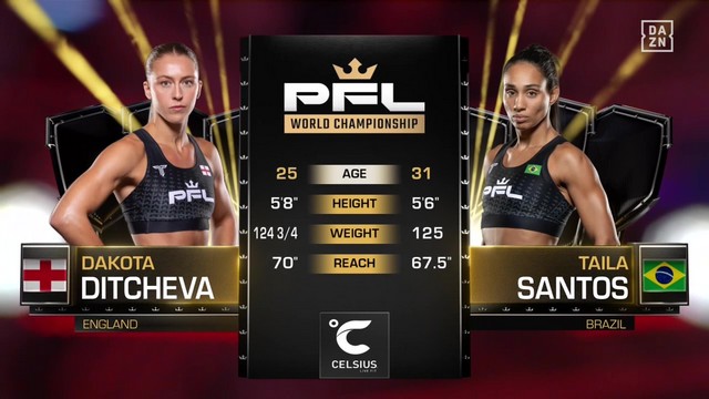 PFL 2024 Championships - Dakota Ditcheva vs Taila Santos - November 29, 2024