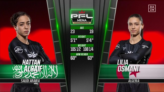 PFL 2024 Championships - Hattan Alsaif vs Lilia Osmani - November 29, 2024