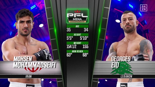 PFL 2024 Championships - Mohsen Mohammadseifi vs Georges Eid - November 29, 2024