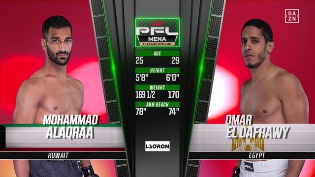 PFL 2024 Championships - Omar El Dafrawy vs Mohammad Alaqraa - November 29, 2024