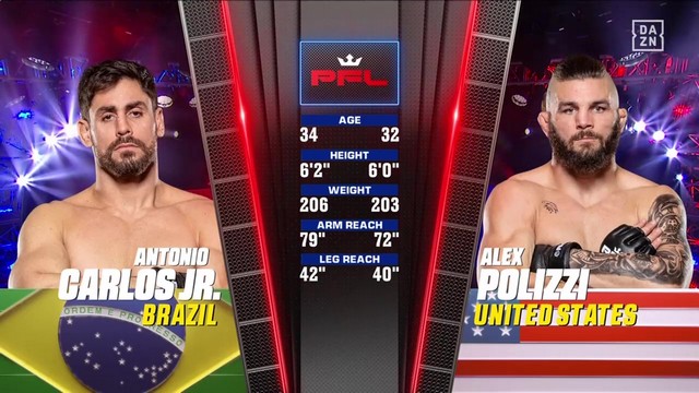 PFL 5 - Antônio Carlos Júnior vs Alex Polizzi - JUNE 21, 2024