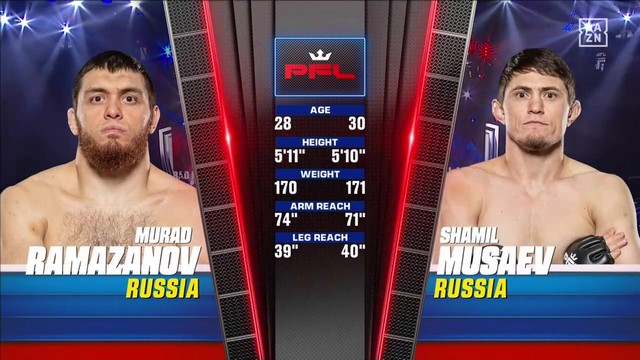 PFL 6 - Murad Ramazanov vs Shamil Musaev - JUNE 28, 2024