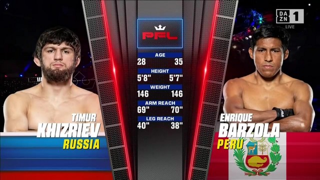 PFL 6 - Timur Khizriev vs Enrique Barzola - JUNE 28, 2024