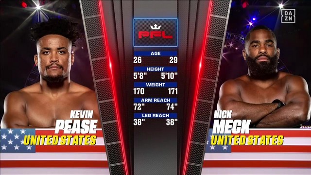 PFL 7 - Kevin Pease vs Nick Meck - August 2, 2024