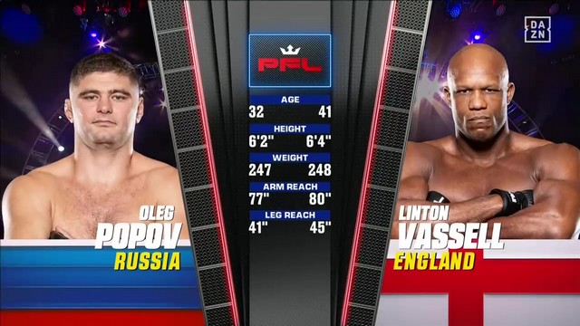 PFL 7 - Oleg Popov vs Linton Vassell - August 2, 2024