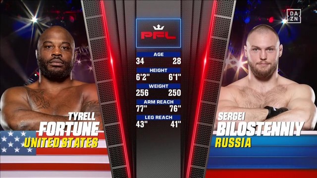 PFL 7 - Tyrell Fortune vs Sergey Bilostenniy - August 2, 2024