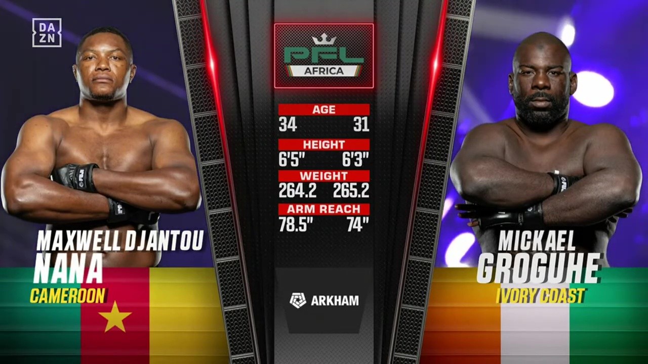 PFL Africa 1 - Maxwell Djantou Nana vs Mickaël Groguhe - July 19, 2025