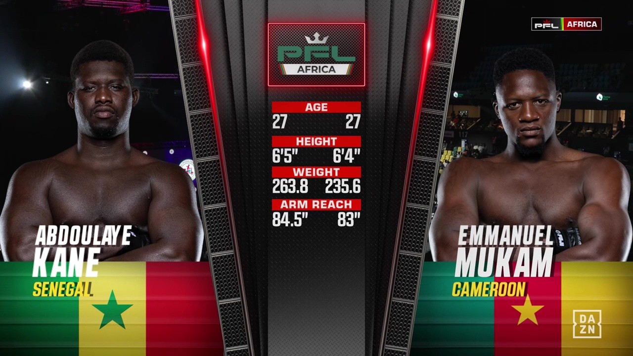 PFL Africa 3 - Abdoullah Kane vs Emmanuel Mukam - October 18, 2025