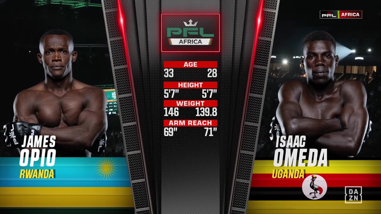 PFL Africa 3 - James Opio vs Isaac Omeda - October 18, 2025