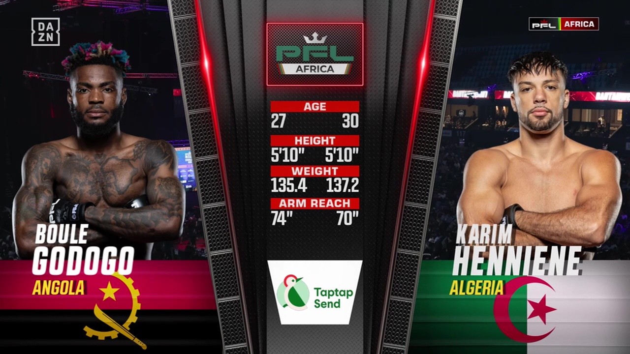 PFL Africa 3 - Karim Henniene vs Boule Godogo - October 18, 2025