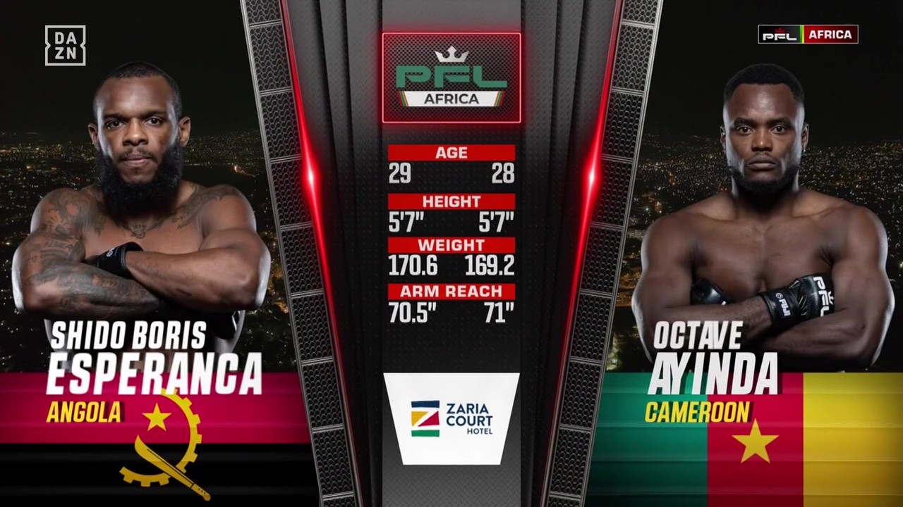 PFL Africa 3 - Shido Boris Esperança vs Ayinda Octave - October 18, 2025