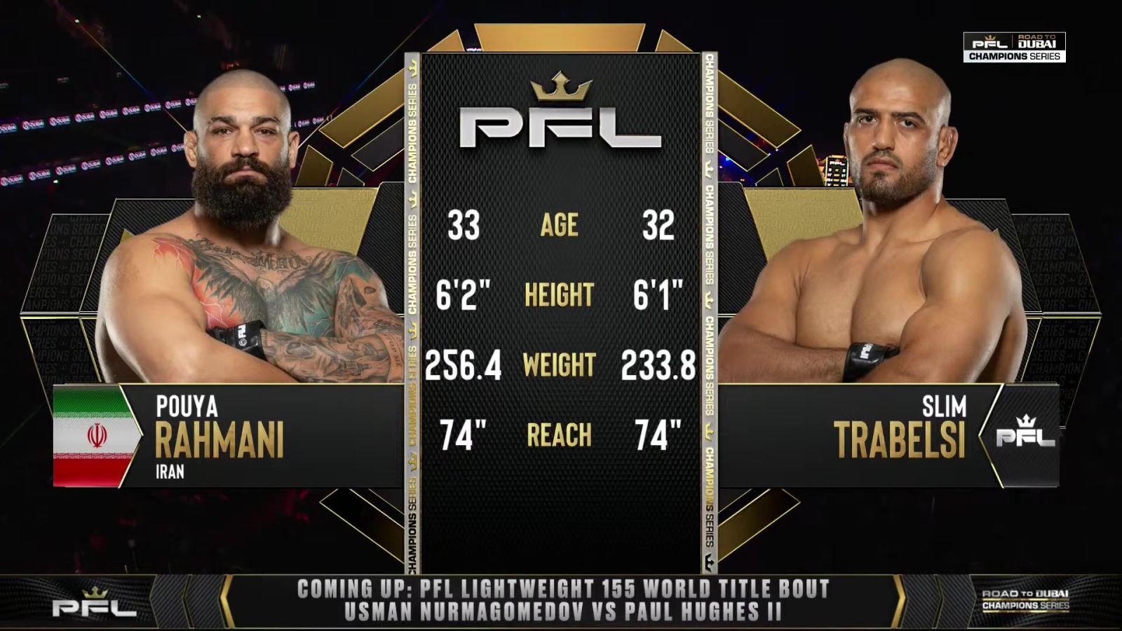 PFL Champions Series 2 - Pouya Rahmani vs Slim Trabelsi - October 3, 2025